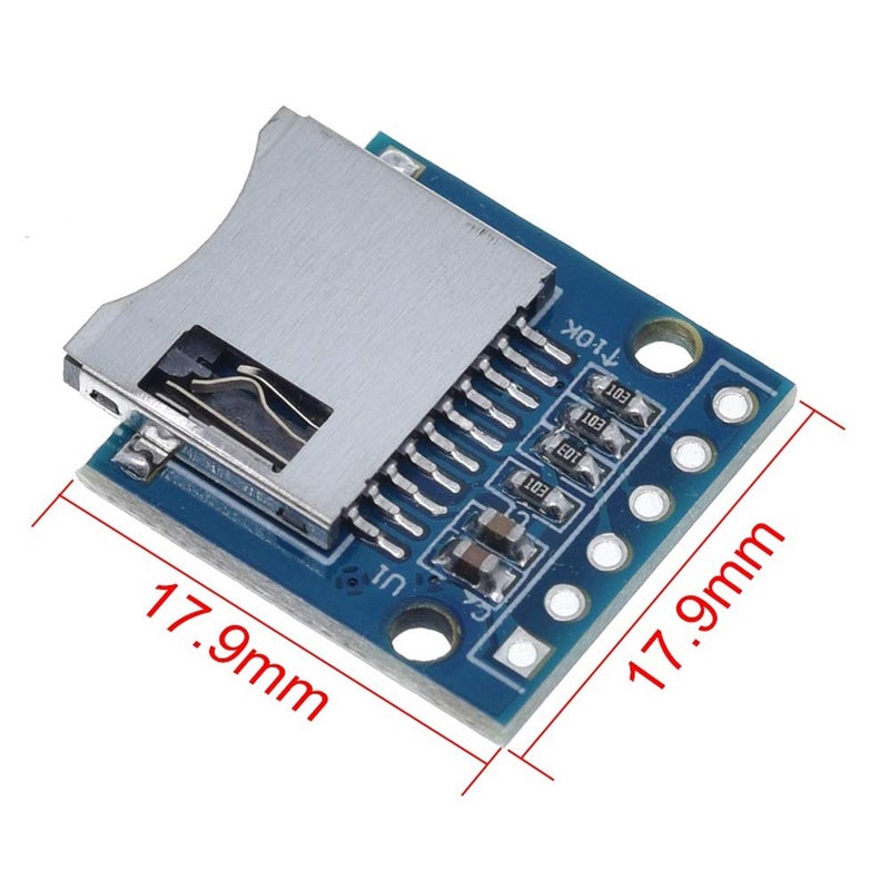 ANMBEST 10PCS Micro SD SDHC TF Card Adapter Reader Module with SPI Interface Level Conversion Chip for Arduino - Image 2